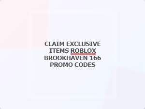 Claim Exclusive Roblox Brookhaven Items with Promo Codes